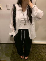 [MADE] Lelun Summer See-Through Stripe Shirt