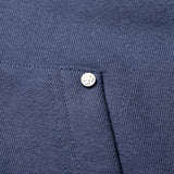 GRADATION SYMBOL PATCH HOODIE ZIP UP
 - BLUE GREY