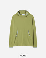Gets High-neck Waffle Hoodie