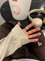 ルックテイパープレーンピグメントオーバーフィットズリスウェットシャツ