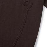 Weaving stem T-shirts / Brown