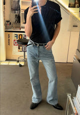 [S/S] プリーツポケットヘンリーネックTシャツ(3color)