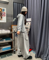 ナズピンタックベルティドバルーンスウェットパンツ