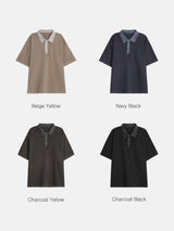 Rohm Pigment Dyed Stripe Polo Tee – 4 Colors