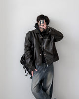 Barrier Hook Leather Jacket