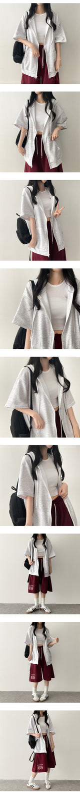 Lark cropped fine ribbed plain sleeveless top