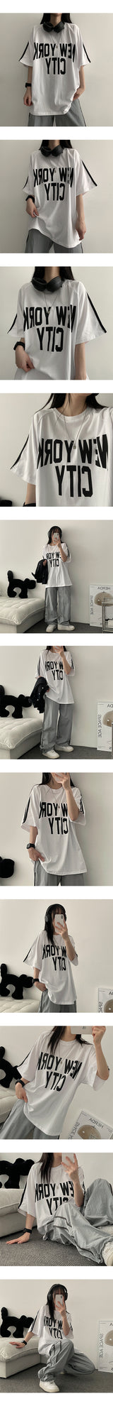 Largan banding two-line nylon pants