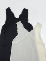 [Scarf SET] Bambi Layered See-through Mini One Piece