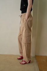 Pocket work pants_beige