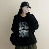 レッシェルストリングニットウェアスウェットシャツ