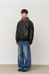 Landed Fur Leather Jacket