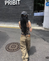 Brown Y2K cargo pants