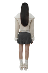 Jelly short leg warmer, Black
