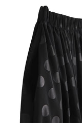 DOT Frill Cancan Long Skirt