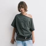 89 リヴェットTシャツ (khaki)