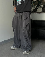 HS Rivet Line Nylon Balloon Pants (2C)