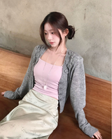 support inner slim strap top (+pad)