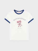 リリーリボンリンガーTシャツ (2C) アイボリー