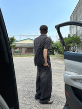 Double Cut denim pants