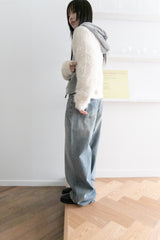 low waist washing wide denim(2colors)