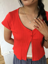 Wavy Petal Necklace (1color)