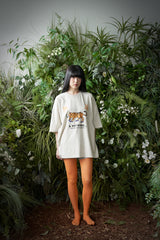 MU-WI PRT.ボックス 1/2 Tシャツ (Oatmeal)