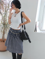 6 colors Vivid Fine Pelvic Basic Sleeveless