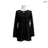 (Set/3color) ダメージスリーブレスワンピース＆クロップカーディガンセット