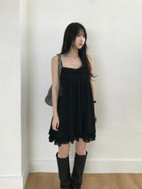 Eve Shirring Mini Dress (3 colors)