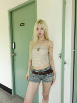 [set] ストーンツーピーストップ (with bra top )