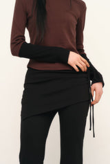 C LAYERED SKIRT PANTS