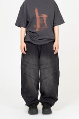 Ad Cut Line Washing Denim