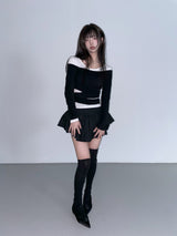  teenage u neck t-shorts (4color)