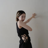 waist side hole one piece