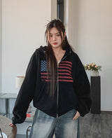 Blind washing balloon denim pants