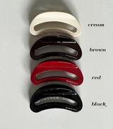 Title hair clip (4color)