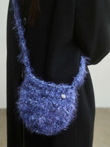 Hairy Mini Bag - Blue
