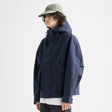 3 Layer Hard Shell Short-Jacket - NAVY