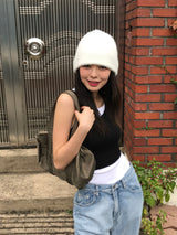 Heather sleeveless