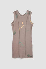 LEAF　KNIT　DRESS