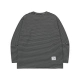 CLE ストライプルーズフィットロングスリーブTシャツ UNISEX (2COLOR)