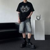 DV denim finger T-shirt (2 colors)