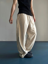 Twill Basic Golden Wide Pants 7C