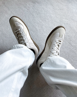 Beige & White simple Sneakers