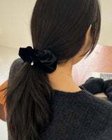 [MADE] ピオニーベルベットヘアシュシュ 8colors *1PCS