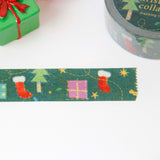 Christmas Collage Masking Tape