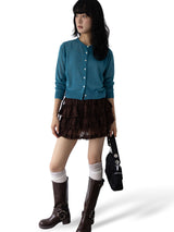 Romin Round Neck Knit Cardigan