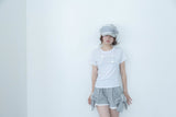 angel ribbon cap(gray)