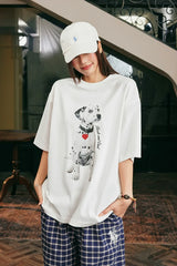 ダルメシアンプリントリラックスTシャツ