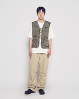 26SS STUDDED BALLOON FIT DENIM PANTS 